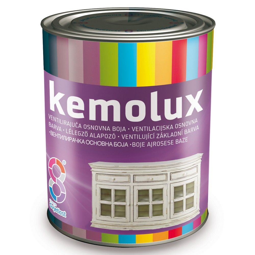 Temeljna boja za drvo CHROMOS SVJETLOST KEMOLUX VENTILIRAJUCA BIJELA 2,5L