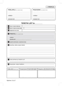 237496-EC Teretni list EC-VI-56/B NCR, blok A4, 3x50 L OPTIMA